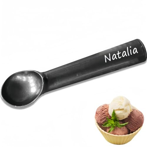 Personalized Ice Cream Scoop, Stainless Steel Melon Baller, Engraved Gift for Home Chefs & Ice Cream Lovers