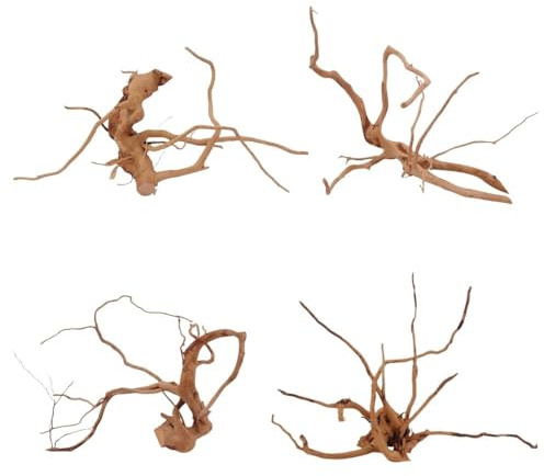 AquaOne Aquarium Wurzel L 35-50 cm - 1 Stück - Filigrane Moorkienwurzel für Aquascaping, Naturdeko & Aufsitzerpflanzen - Handverlesenes Unikat für Süßwasseraquarien