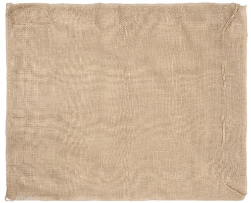 IWOWHERO 2 Pezzi Coperture per Piante in Tela di Iuta 80X100 CM con Coulisse 2 Pezzi, Sacchi Antigelo per Arbusti e Alberi da Esterno, Protezione Invernale Resistente al Freddo per