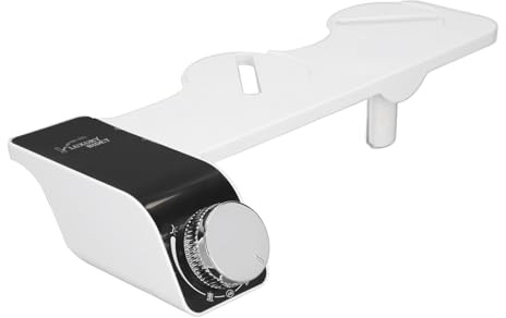 Jonlaki Bidet de Toilette à Buse Unique avec Pression, Matériau ABS, Auto-pulvérisateur Facile à Installer, Mise à Niveau de la Salle de Bain (9/16 en Amérique du Nord)
