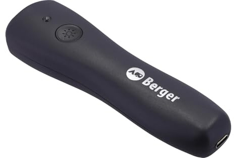 BERGER CH410 | Mesureur de Niveau de Gaz pour Bouteilles GPL – Indicateur de Niveau Compatible Bouteilles Acier & Aluminium, Recharge USB-C, Lampe Intégrée, Camping-Car & Caravane