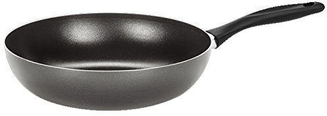 Padella alta saltapasta antiaderente professionale manico isolante Pentalux Black Line uso professionale (D.22cm H.6.5cm)