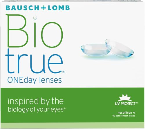 Biotrue ONEday BAUSCH + LOMB lentillas diarias esféricas, 90 unidades / 8.6 BC / 14.20 DIA / -00,50
