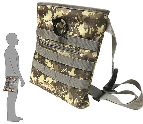 Drawstring Digger's Pouch Finds/luck Bag Camo Combo Pick Up Waist Pockets for Metal Detecting Treasure Hunting