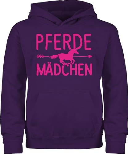 Shirtracer - Kinder Hoodie Jungen - Pferd - Pferde Mädchen Geschenk Pferdemädchen I Pferdeliebhaberin Geschenke Reiterin