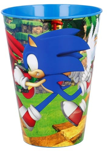 WIEDERVERWENDBARER KINDERBECHER AUS BPA-FREIEM KUNSTSTOFF 430 ML | SONIC, Blau
