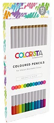 Spectrum Noir Colorista Coloured Pencils - Pack of 12 - Bright & Vivid