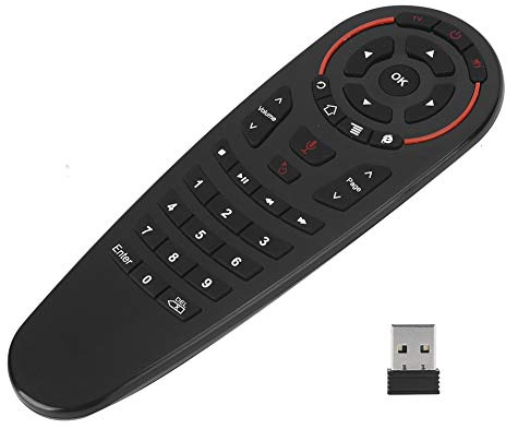 Remote Control, G30 33 Key Voice Remote Control Plug and Play Microreceivers for Android Computer TV Box General with Receiver