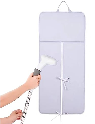NILZA Tabla De Planchar Plegable, Alfombrilla De Planchar para Colgar, Portátil Tabla Planchar Manta De Planchar, Alfombrilla De Planchar para Protección De Puertas (Color : B)