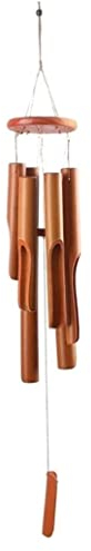 QUNINE Windspiele, Windspiele, 29 Zoll, Holz-Windspiele für den Außenbereich, Garten, Terrasse und Heimdekoration, Geschenke für Gartendekoration, Glocken (einfarbig, 75 cm)