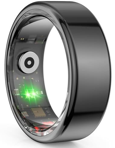findtime Smart Ring Health Fitness Ring Sleep Heart Rate Monitor Blood Oxygen Ring Pedometer Step Calories Counter IP68 Waterproof Fitness Tracker
