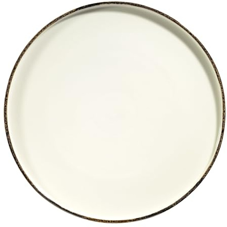 METRO Professional Plato llano Ateo, porcelana, Ø 28 cm, beige, 4 unidades