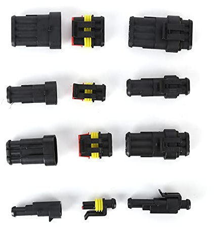 Wasserdichtes Auto-Kabel-Stecker-Set, 300-teiliges Elektrisches Kabel-Stecker-Set, 1/2/3/4/5/6 Nadeln, Wasserdicht, Kfz-Zündkerzenstecker