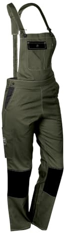 Fashion Sécurité Salopette de Travail Femme Kaki - Fashion Sécurité Salopette Mixte (lot de 1)