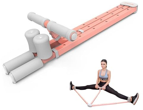 KUOYTT Beinstrecker mit 3 Stangen, Split-Stretch-Maschine aus Edelstahl, Oberschenkelstrecker-Gerät, Dehngerät für die Flexibilität für Ballett, Yoga, Tanzen, Kampfsport, Mixed Martial AR