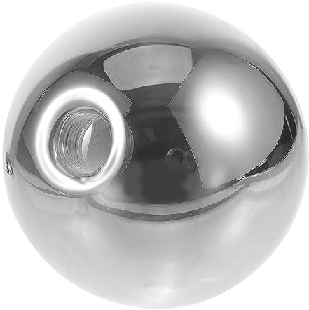 jojofuny Globe Lamp Shade Replacement Smoke Glass Globe Lampshade for Pendant Lamp and Chandelier Grey Decorative Light Shade for Hallway Living Room Bedroom Hotel Study 4.72in