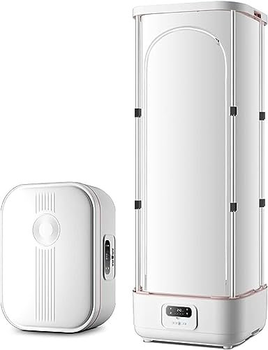 Automatic Ironing Machine - Steam Press, Collapsible Steamer & Clothes Dryer, Sanitizes & Dries Clothes in 10 Minutes, Portable Design for Home & Travel