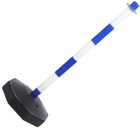 Cabilock Colonna di schianto inviare palo delineatore con base riflessivo Attrezzatura di controllo del traffico cono arancione coni guardia carrabile colonna di plastica