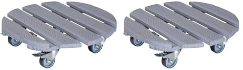 Wagner 20086301 Multiroller Creo Durchmesser 38 cm, Tragkraft 200 kg, anthrazit (Packung mit 2)