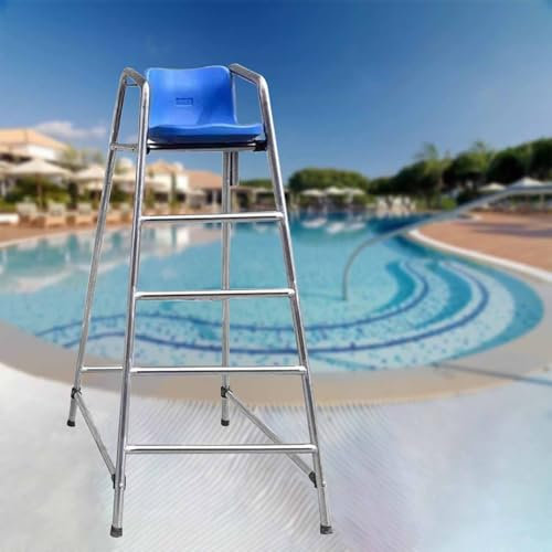Fauteuil de sauvetage amovible avec échelle – Idéal pour la sécurité de l'eau, les piscines publiques et l'observation des arbitres