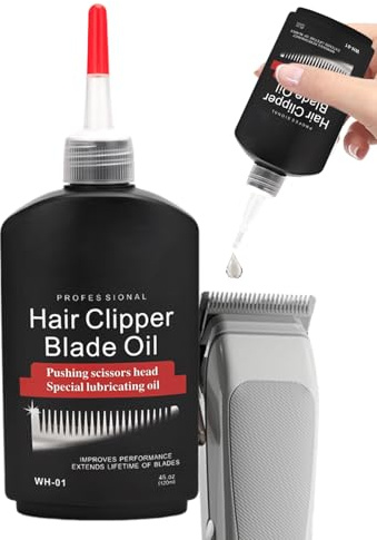 Aceite para recortador de pelo, 120 ml de largo, limpieza duradera, solución de limpieza para peluquería, peluqueros, hombres, padre, amigo, hogar y viajes, así como cuidado de perros