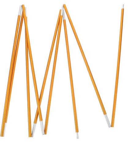 Alipis Aluminium Zeltstangen Ø Robust Leicht Tragbar für Outdoor Camping Wanderung Ersatz für Zeltaufbau mit Nahtlosem Stecksystem