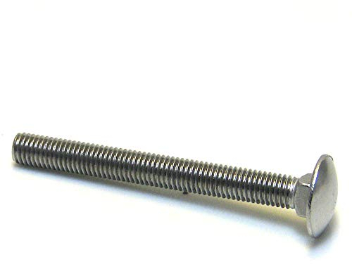 10 Stk. Schlossschrauben Vollgewinde Edelstahl V2A metrisch M6 - M12 (6 x 90)