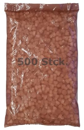 500x Holzgriff Korken Echtholz für alle gängigen Flaschen Sehr robust! 19,5 mm