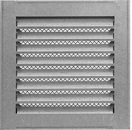 200x200mm Verzinkt Industriell Lüftungsgitter - Metallgitter Schutzgitter Insektenschutz Zuluft Abluft Gitter