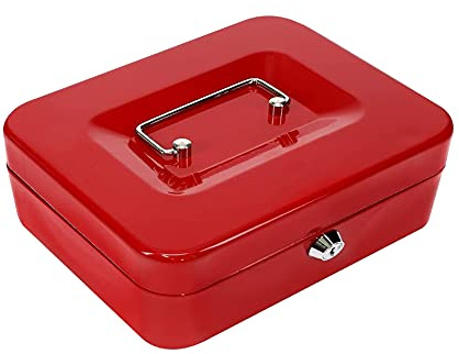 kippen 10033R3 - Cassetta Portavalori Rossa, Dimensioni: 250X180X90 mm