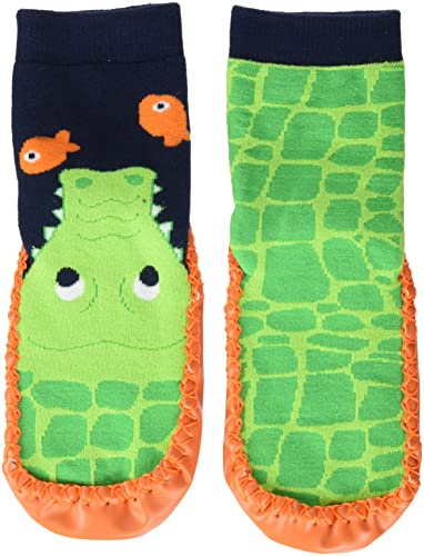 Playshoes Pantoufles Chaussure de sport nautique Mixte Enfant, Crocodile, 28/29 EU
