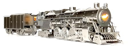 Metalltid polär stålmodell, metallmodellsats, 3D metallmodellsatser att bygga för vuxna, Polar Steel Magic Express, 239 delar.
