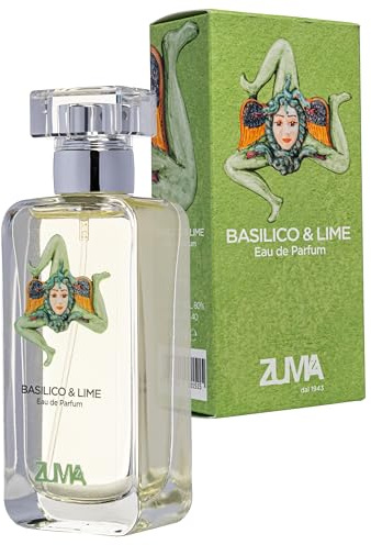 Profumi Zuma - Profumo Basilico & Lime - Eau de Parfum Fragranza Agrumata Spray - L'Essenza Frizzante dell'Eleganza Maschile Made in Italy (Basilico & Lime 50 ml)