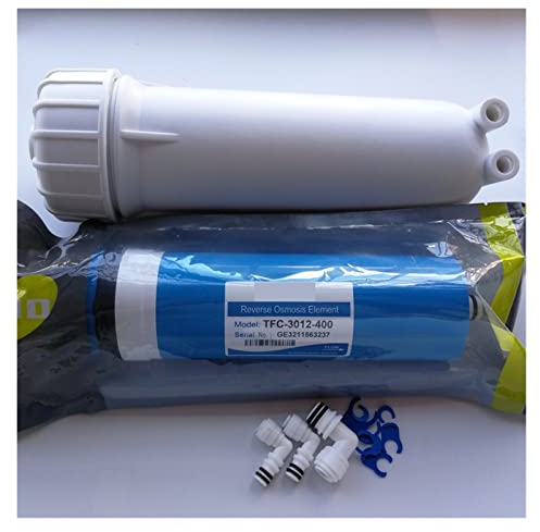BINGNU RO-Wasserfiltersystem 400 GPD Wasserfilter Umkehrosmoseanlage TFC-3012-400 Ro Membran Ro System Wasserfiltergehäuse Osmose Für Küche, Badezimmer, Wohnmobil oder Büro(Color:1pc Filter)