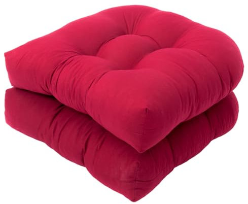 Amosfun 2stücke Outdoor Stuhlkissen U-förmige Gartenstuhl Sitzkissen Sitzkissen Haushalts Sofa Stuhlkissen Stuhl Pads