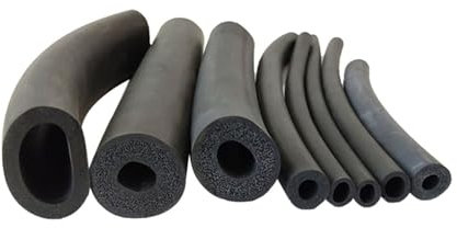 Black Antifreeze Foam Tube Pipe Insulation, ID:13.0mm/16mm/20mm/25mm, Long:1.7/1.8ft, Flexible Pipe Insulation Tubing, Waterproof Pipe Cover Wrap, for Roof Racks, Guitar Stands(ID6mm/T9mm)