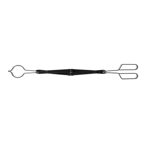 XUMKFJRE Kaminzange 26 Zoll Lange Brennholzzange, Holzgreifer for Feuerstelle, Lagerfeuer, Lagerfeuer, Kamin, robuste Schmiedeeisen-Feuerzange