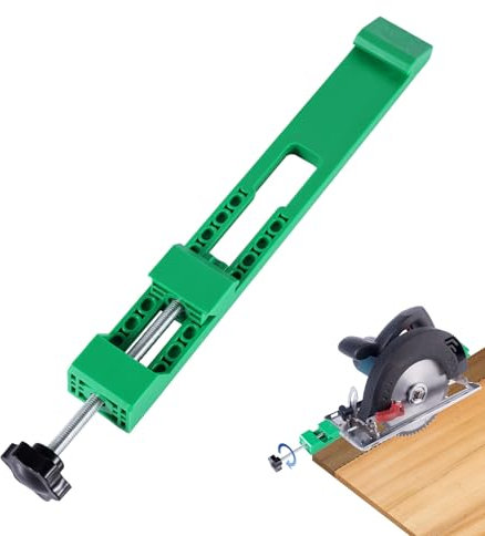 Guida di Base Regolabile per Macchina da Taglio, Morsetto di Posizionamento per Fresatura di Seghe Circolari Guida di Taglio di Precisione per Lavori di Taglio
