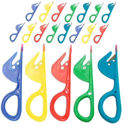 SOLUSTRE Forbici Per Intestini Di Pollame in Acciaio 20 Pezzi, Strumenti Apriintestino Multifunzione Per Cucina Domestica, Tagliaintestino Di Pollo e Anatra Per Uso Familiare