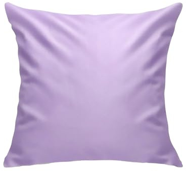 Lirex Kissenbezüge 2er Pack, 300 Fadendichte, 100% Baumwolle, Bequem und Atmungsaktiv, 40 x 40 cm, Violett