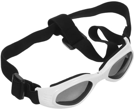 ifundom Faltbare Hundebrille Mit Uv-Schutz Für Kleine Hunderassen Für Outdoor-aktivitäten Verstellbarer Riemen Für Optimalen Sitz