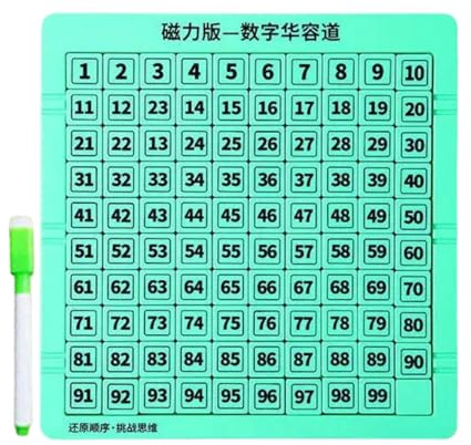 Zahlen Schiebepuzzle Magnetisches Zahlen Puzzle Spielzeug von eins bis