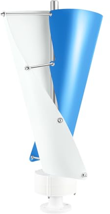 Turbina eolica a 24 V da 100 W, turbina eolica per uso domestico, con sistema di controllo, turbina eolica ad asse verticale con due ali, adatta per l'alimentazione domestica