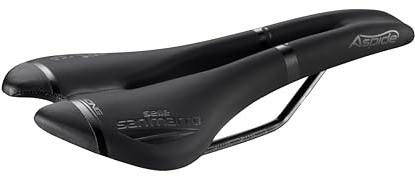 Selle San Marco ASPIDE Racing – Racercykelsadel med Anatomiskt Hål, Lätt Xsilite-Stålram – Storlek S2, Svart