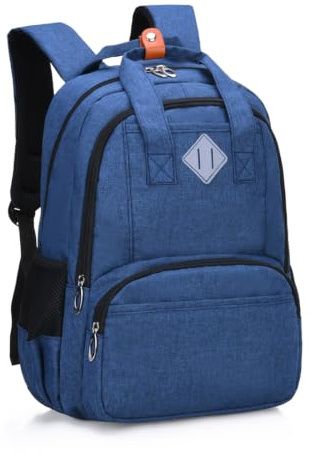 HOPYOCK® Skolväskor för Pojkar, Barn, Flickor, Skolryggsäckar med Flera Fickor för Tonåringar med Reflekterande Design, Vattentäta Skolväskor för Barn, Casual Daypack Elevernas Ryggsäck