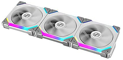 Lian-Li UNI FAN SL120 RGB PWM Lüfter, 3er Pack inkl. Controller - 120mm, weiAY White Triple Pack