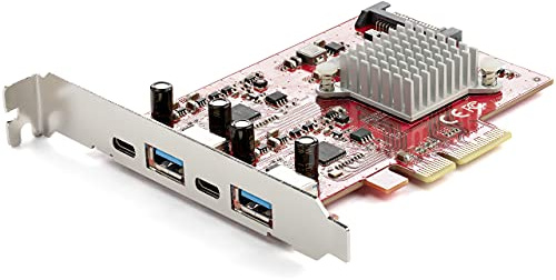 StarTech 4 Port USB PCIe, 10Gbit/s, 2X USB-C, 2X USB-A (PEXUSB312A2C2V)