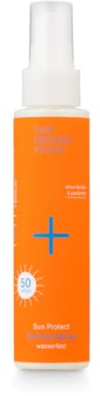 i+m vattentät solspray SPF 50 100 ml – solskydd ansikte solskydd transparent UV-skydd icke-klibbigt solskydd