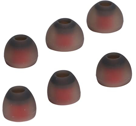 Ohrstöpsel für In Ear Kopfhörer, Ersatz Ohrstöpsel, Angenehm Zu Tragen, Ergonomisch Geformt, Abnehmbare Silikon Ohrstöpsel für Die Meisten Schallführungslöcher 0,2 Zoll Bis 0,3 Zoll Kopfhörer