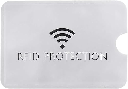 XTRAFAST 20x RFID Schutzhülle Schutz RFI NFC für Kreditkarten EC Karten RFID Card Blocker